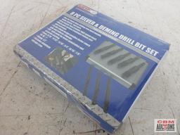 Grip 35308 8pc Silver & Deming Drill BIt Set... w/ Aluminum Storage Case Sizes: 9/16" to 1" 1/2"