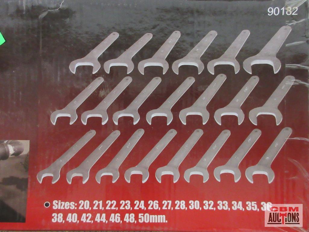 Grip 90182 21pc JUMBO Service Wrench Set- Metric w/ Storage Pouch Sizes: 20mm-50mm
