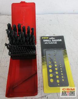 Enkay 560-C Drill Gauge 1/16" -1/2" by 64th , Heavy Gauge Steel Unbranded Drill Bit Set 1/16" - 1/2"