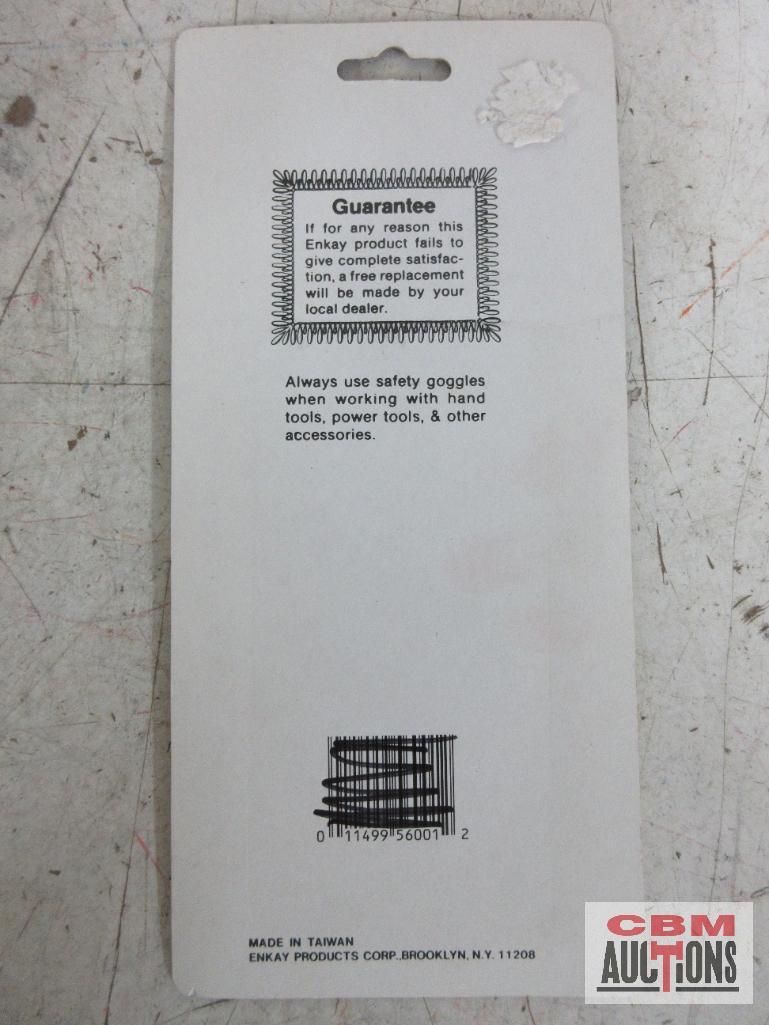 Enkay 560-C Drill Gauge 1/16" -1/2" by 64th , Heavy Gauge Steel Unbranded Drill Bit Set 1/16" - 1/2"