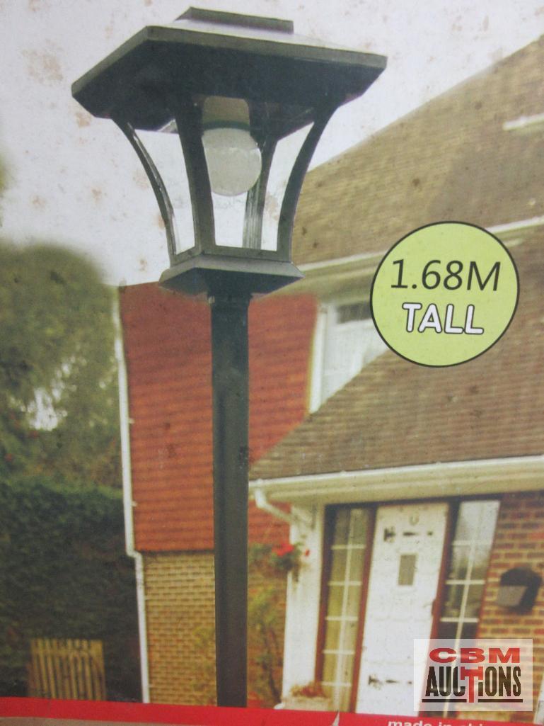 TruePower 40-0223 Solar Powered Lamp Post (1.68 Meters is equal to...5 Feet 6.14 Inches)