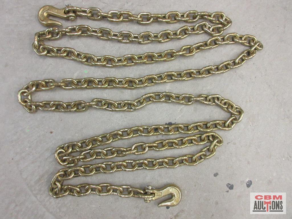 Peerless H3226-5120 5/16" x 16" x 16' Log Chain, 4,700 lbs, Grade 70, Yellow Chromate Finish