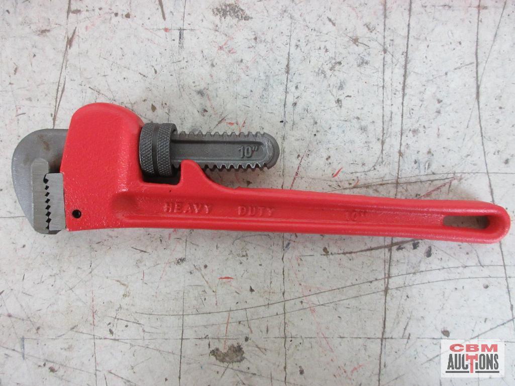 Titan 21304 4pc Steel pipe Wrench Set Pipe Wrench Sizes Include: 8", 10", 14" & 24"