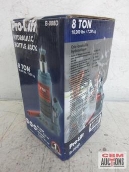 ...Pro-Lift B-008D 8 Ton Hydraulic Bottle Jack, 16,000 lbs....