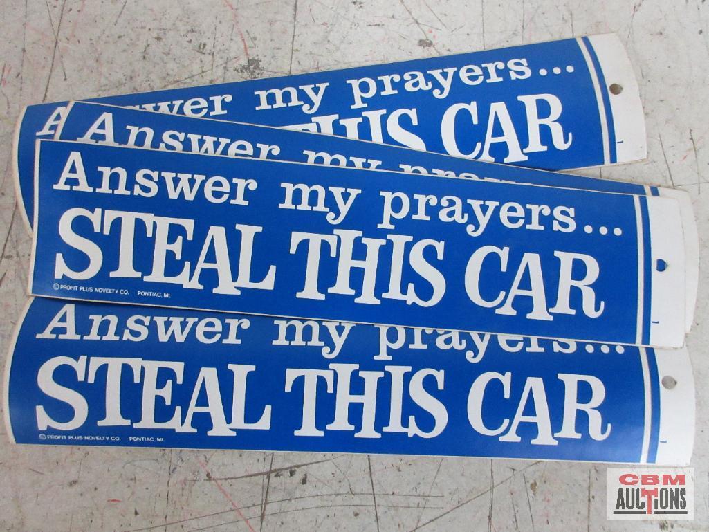 Bundle of Various Bumper Stickers ...