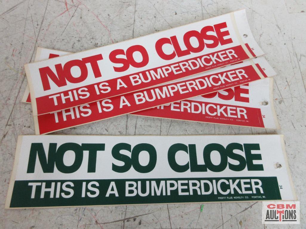 Bundle of Various Bumper Stickers ...