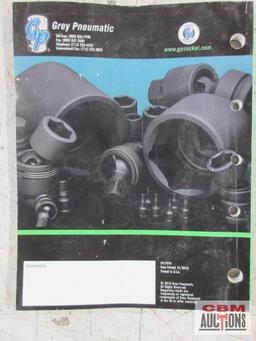 Grey Pneumatic Parts Catalog... Grey Pneumatic 1312 13pc 1/2" Dr. Fractional Impact Socket Set (7/16