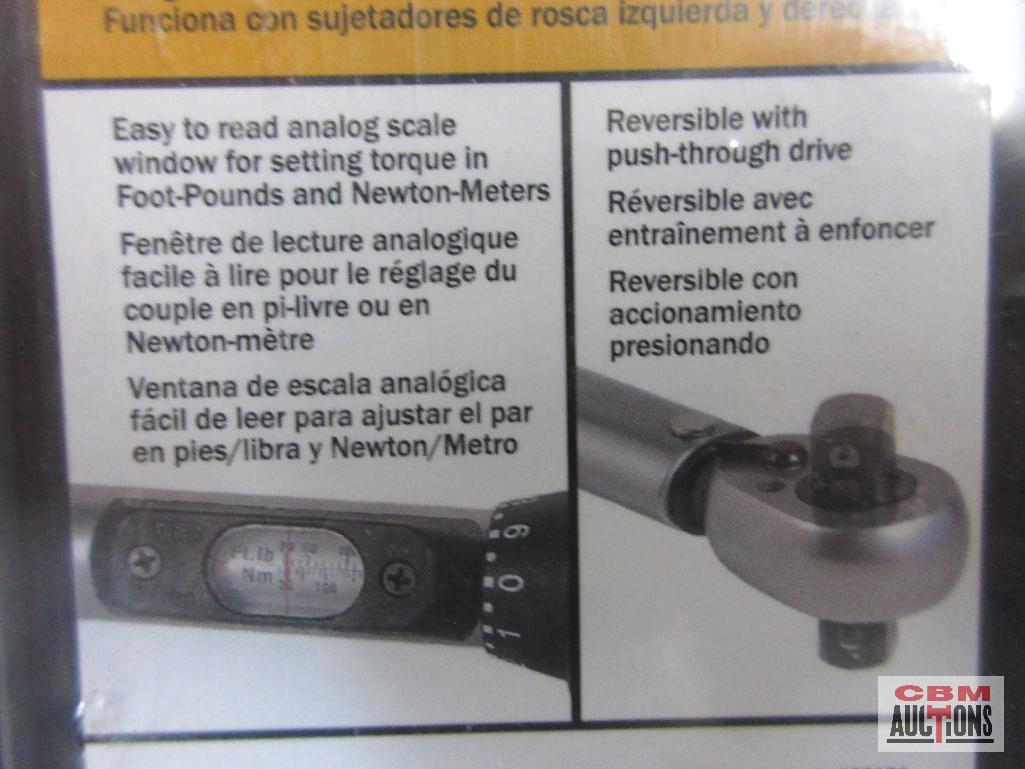 Titan 23151 1/2" Dr. Reversible Torque Wrench 50 to 250ft range