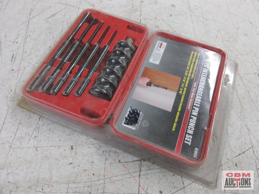Grip 61064 6Pc Interchangeable Pin Punch Kit w/ Molded Storage Cae