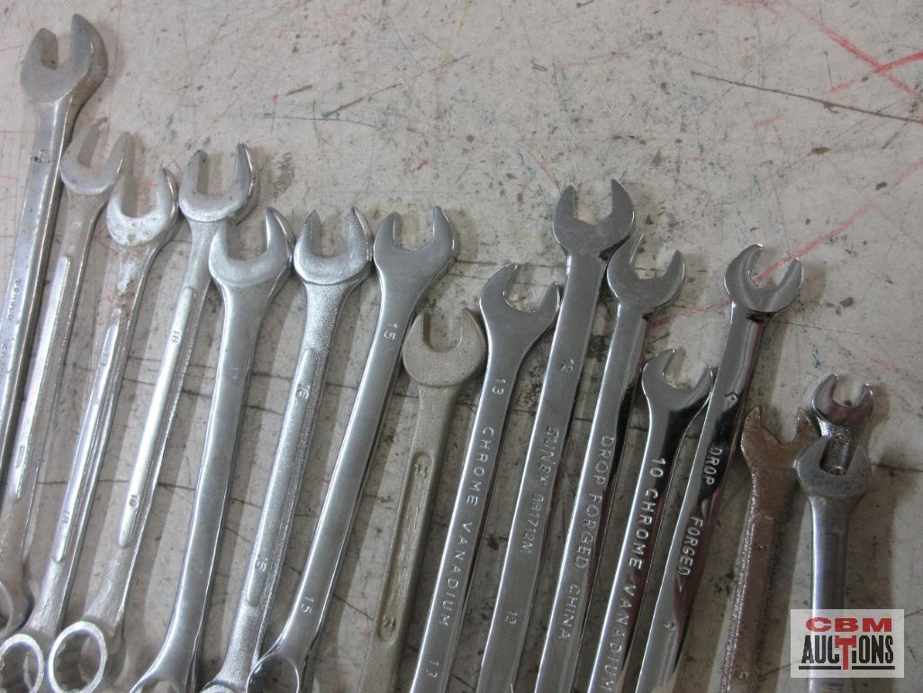 Unbranded Metric Combination Wrench Set 6mm, 7mm, 8mm, 9mm, 10mm, 11mm, 12mm, 13mm, 14mm, 15mm,