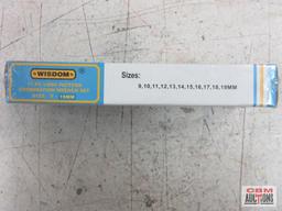 Wisdom 01-W11MWV-1 _ 11pc Metric Long Pattern Combination Wrench Set (9mm - 19mm) w/ Storage Pouch