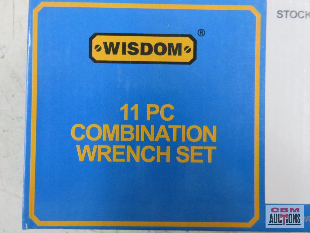 Wisdom 01-W11W-1 _ 11pc SAE Combination Wrench Set ( 3/8" - 1") w/ Storage Pouch...