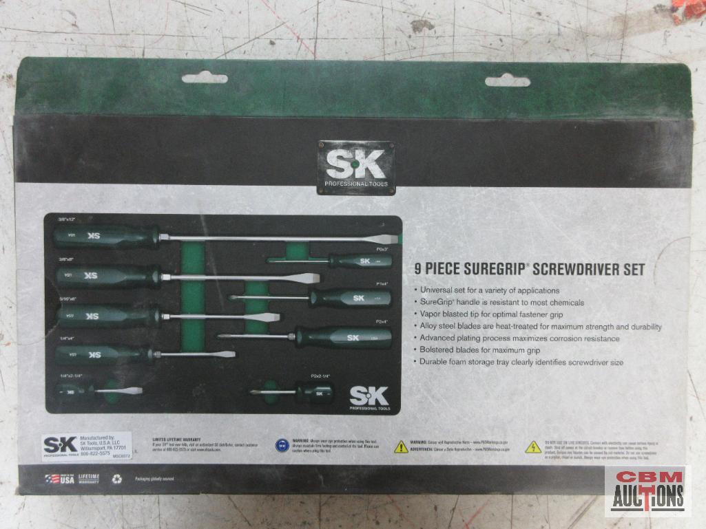 SK 86006 9 Piece Suregrip Screwdriver Set...
