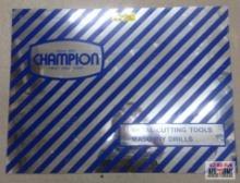 Champrion Twist Drill Corp. 18" x 24" Semi-Mirrored Metal Sign...