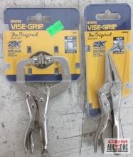 Irwin Vise-Grip 165/4SP 4" C-Clamp Locking Pliers Irwin Vise-Grip 1602L3 4" Long reach Pliers...... 