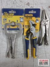 Irwin Vise-Grip 6LN 6" Long Nose Pliers... Irwin Vise-Grip 18/6SP 6" Clamping Pliers... Irwin Vise-G