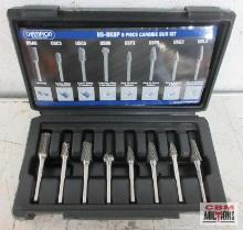 Champion US-BK8P 8pc Carbide Bur Kit w/ Storage Case... Industrial Quality - High Performance... USA