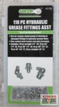 Grip 43135 110pc Hydraulic Grease Fitting Assortment