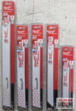 Milwaukee 48-00-5184 Sawzall Blades, 6", 18 TPI, Metal Milwaukee 48-00-5188 Sawzall Blades, 9", 18