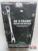 Sk 80019 12 Piece Metric, X-Frame Ratcheting Wrench Set (8mm - 19mm)