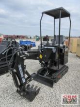 2024...AGROTK...QS12R 1 Ton Mini Excavator 13.5 HP Briggs & Stratton Gas Electric Start, Open Statio