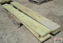 (4)-2"x12"x10' Treated Lumber