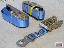 2" Blue Ratchet Straps & Ratchet... *BLM