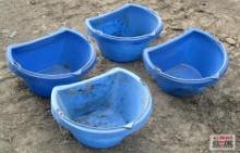 Blue Buckets 12" x 8.5"... - Set of 4 *I