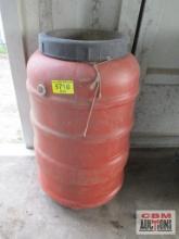 Red Rain Barrel w/ Spout *J