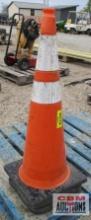 (3) Tall Traffic Road Cones