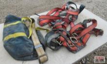 MSA FP 502734 Pullover Harness 310 Capacity w/ Blue & Yellow Bag... *ELB