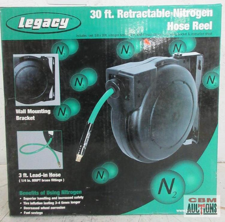 Legacy L8230N 30ft.... Retractable Nitrogen Hose Reel...