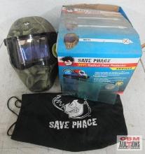 Save Phace Radical FAce Protector Camo Industrial Grade Welding Helmet w/ Storage Bag & 2 Lenses...