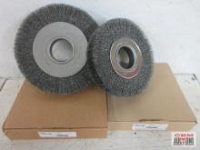 Weiler 06110 8" Medium Crimped Wire Wheel .0118 Wire 2" A.H. (TLM-8) Weiler 03100 7" Wide Crimped