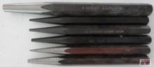 Mayhew 6pc Pro Solid...Punch Set... Sizes:... 3/32", 3/32", 1/8", 5/32", 5/16",...