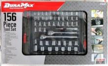 DuraMax UJ30004W 156 Piece Tool Set w/ Molded Storage Case...