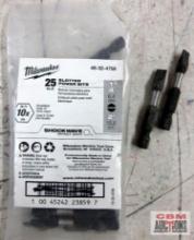 Milwaukee 48-32-4758 Slotted Power Bits 25pc (+/-)