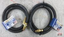 Good Year 10311 3' x 3/8" Rubber Whip Hose - Set of 2