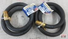 Good Year 10314 3' x 1/2" Rubber Whip Hose - Set of 2