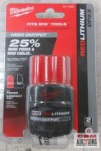 Milwaukee 48-11-2425 M12 RED Lithium Ion High Output Cp2.5 Rechargeable Battery