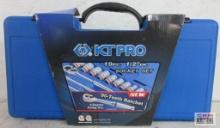 KT PRO A4503SR 19pc SAE 1/2" Dr. Socket Set... w/ Molded Storage Case... SAE Sockets 3/8" to 1-1/8" 