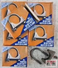 01-112HB All Purpose Heavy-Duty Muffler Clamps 1-1/2" - Set of 6