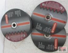 Metabo Abrasives 16789 Steel/Stainless Steel 9" x1/4" x 7/8", A24-T Zirconium Grinding Wheels - Set