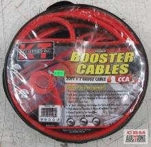 KT Industries 2-2483 Standard Booster Cables 20ft x 2 Gauge Cable