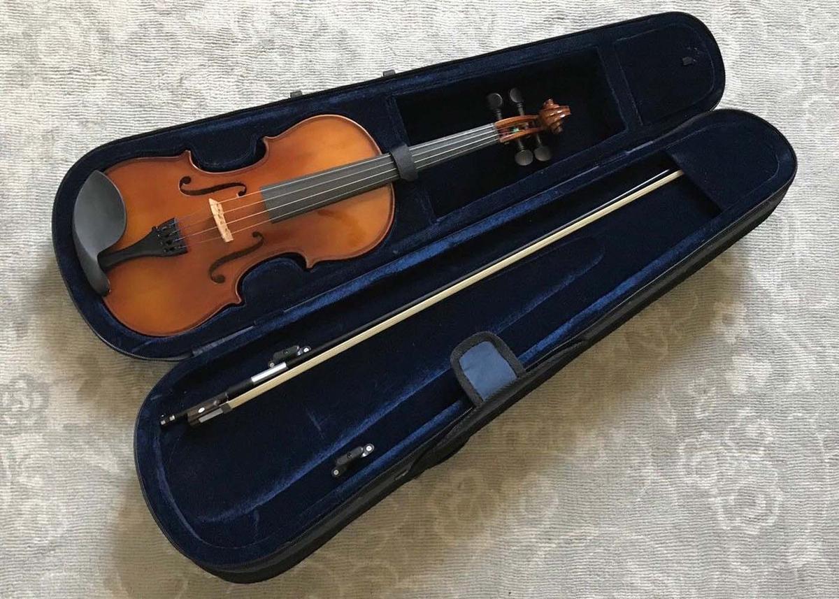 CARLO ROBELLI P-107 1/2 VIOLMASTER STUDENT VIOLIN w BOW