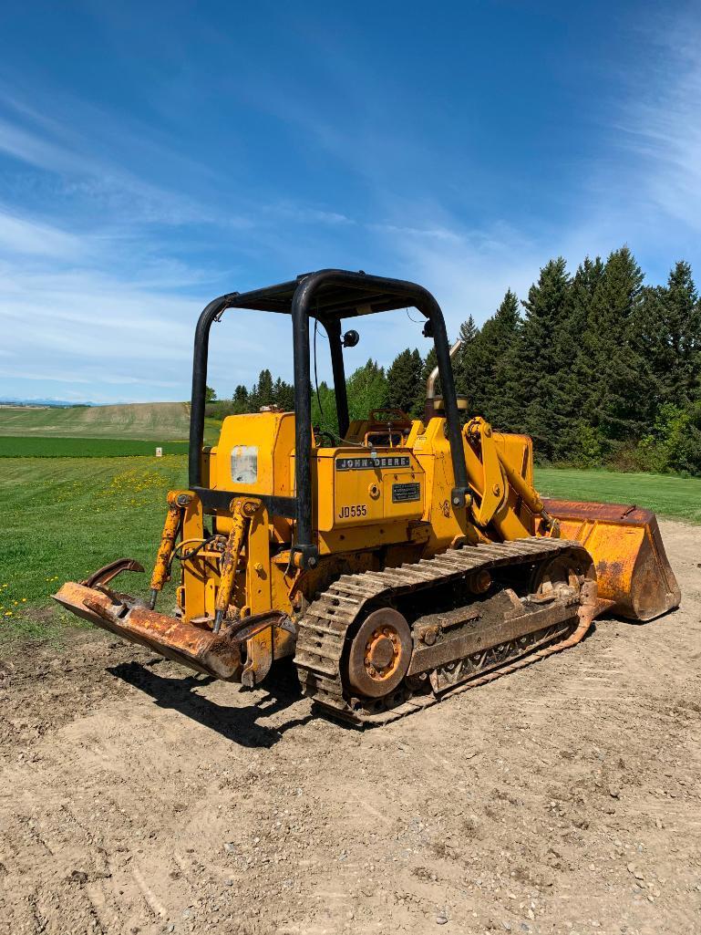 John Deere 555 Crawler Loader