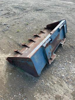 Thomas 72" tooth skid steer bucket