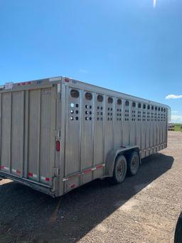 2009 Eby Wrangler 24' TA Aluminum trailer