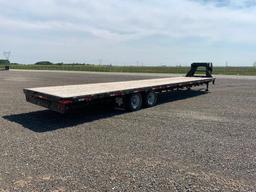 2014 PJ 40' Tandem Dual Axle Gooseneck Equipment Trailer