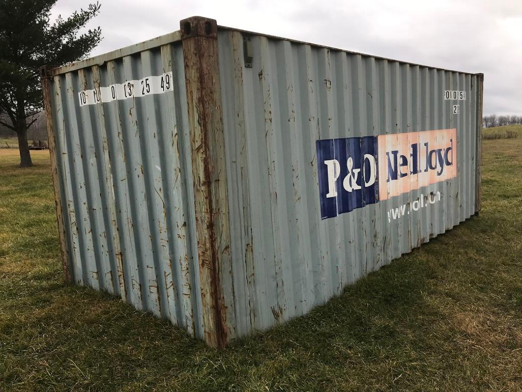 7x20 Shipping Container - NO Floor